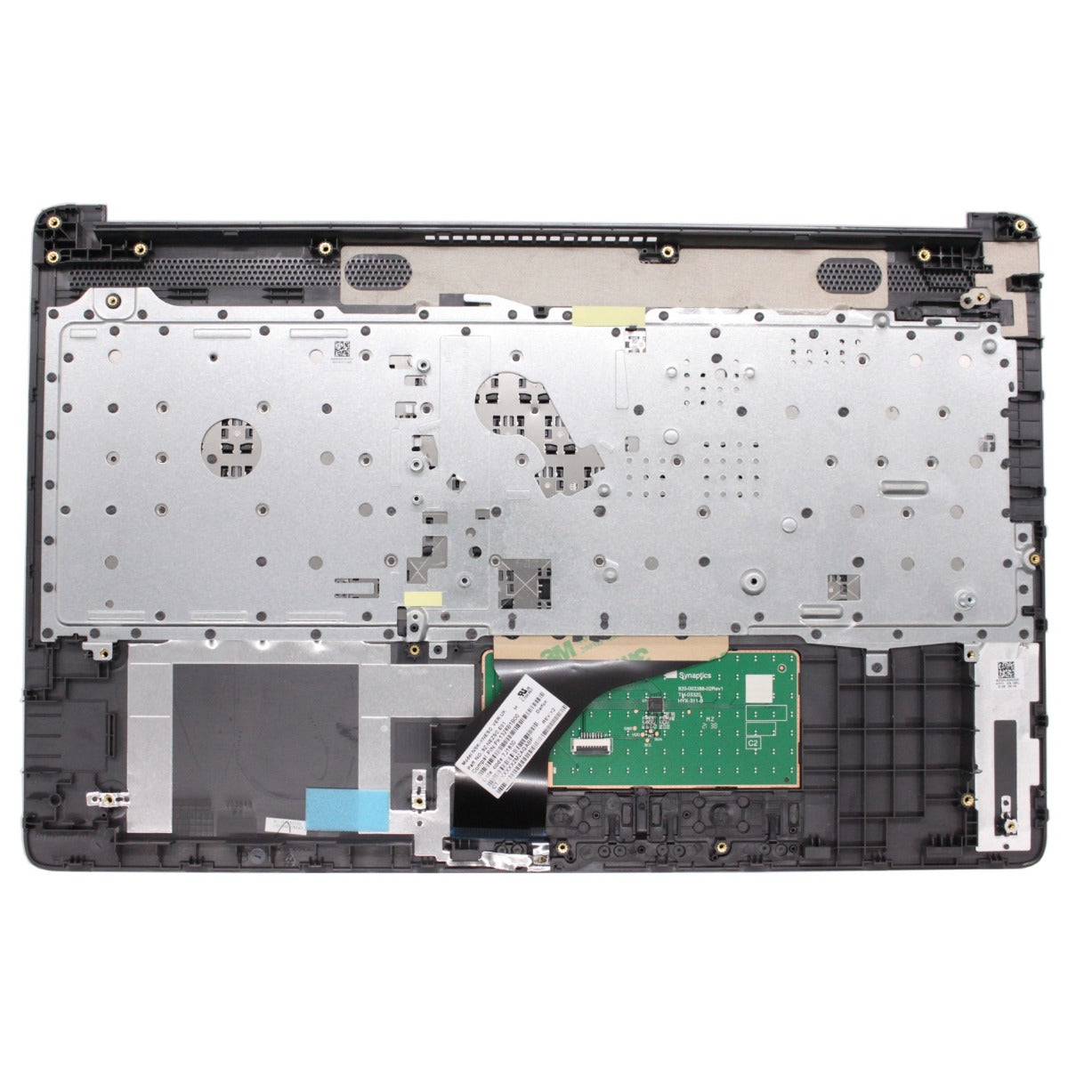 HP 15-DB0000UR UK Black Non-Backlit Palmrest Touchpad Cover Replacement Keyboard