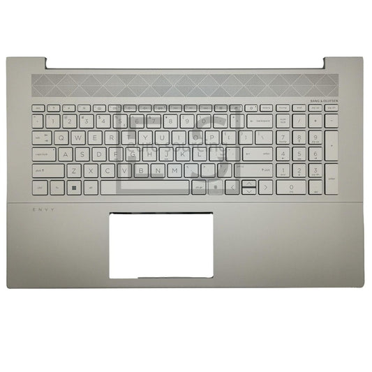 New Genuine HP Envy 17-CG Palmrest US Layout Keyboard Silver Backlit L87983-031 L92316-031