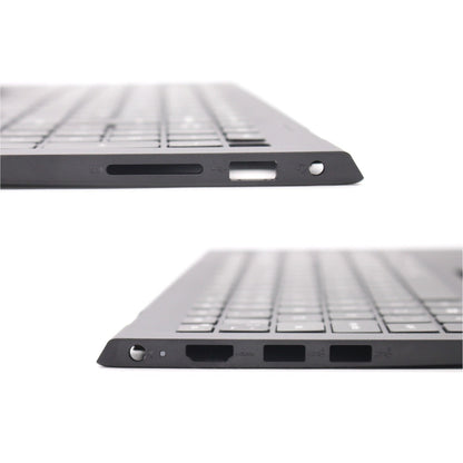 For 15.6" Dell 054WVM Palmrest UK Layout Non-Backlit Replacement Keyboard Black