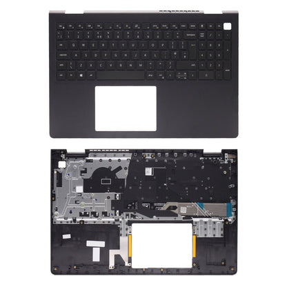 For 15.6" Dell 054WVM Palmrest UK Layout Non-Backlit Replacement Keyboard Black