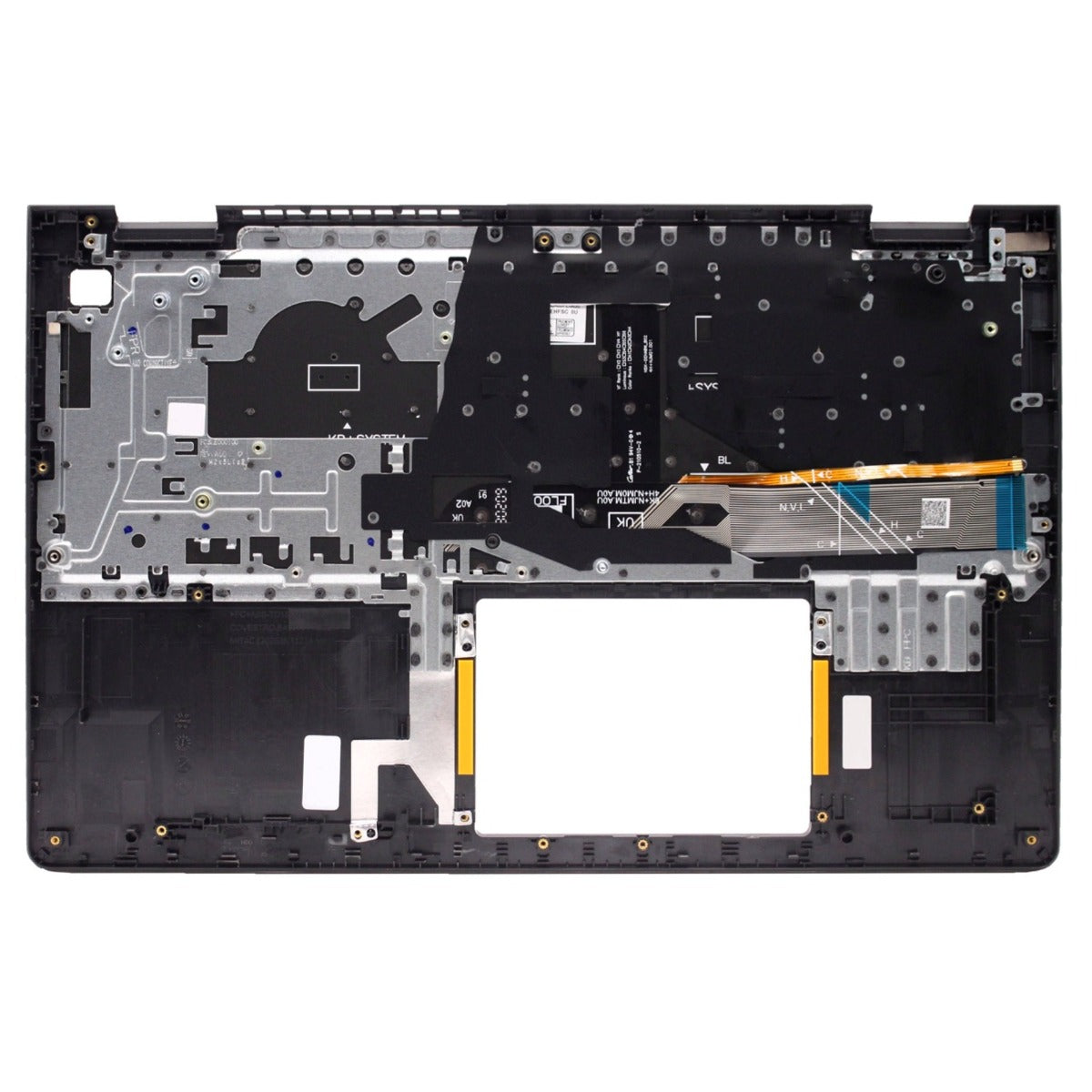 Genuine 15.6" Dell Inspiron 15 3510 3511 3515 3520 3521 3525 Palmrest UK Layout Backlit Keyboard Black 054WVM