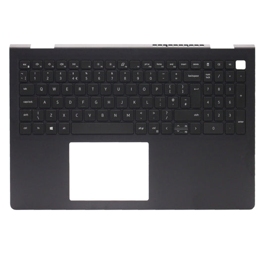 For 15.6" Dell 054WVM Palmrest UK Layout Non-Backlit Replacement Keyboard Black