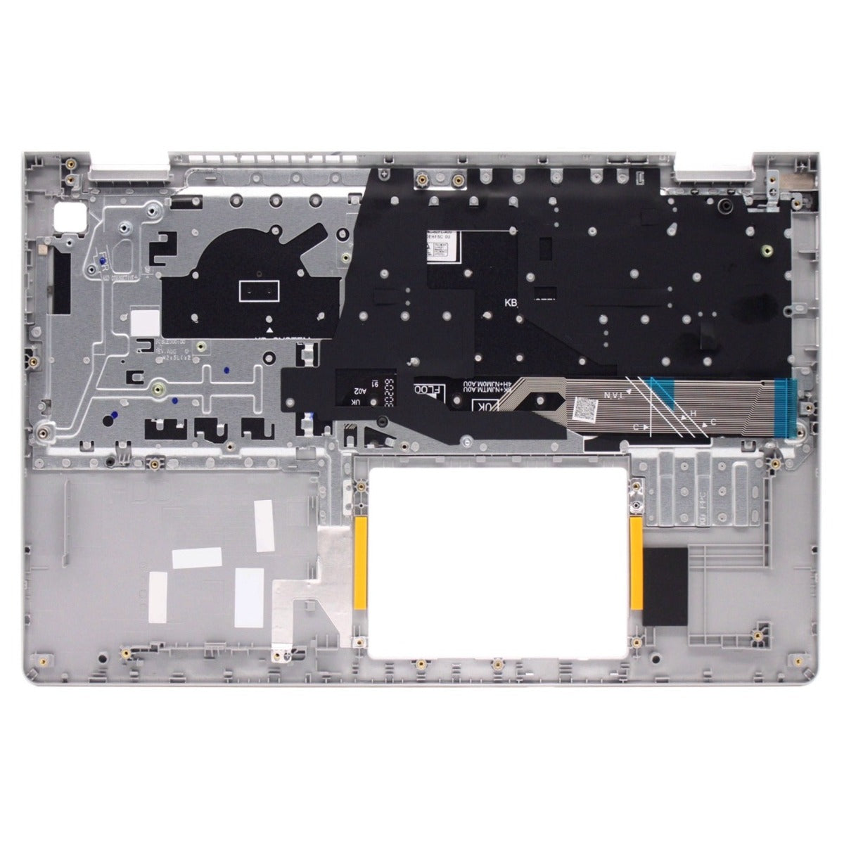 Genuine 15.6" Dell Inspiron 15 3510 3511 3515 Palmrest UK Layout Backlit Keyboard Silver 00GTPK