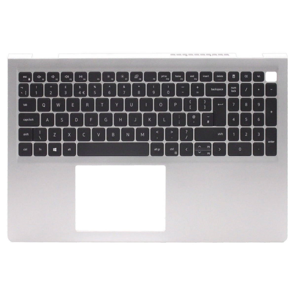 Genuine 15.6" Dell Inspiron 15 3510 3511 3515 Palmrest UK Layout Backlit Keyboard Silver 00GTPK