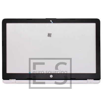 New Compatible For HP 15-BS 15T-BS 15-BW 15Z-BW 250 G6 255 G6 LCD Back Rear Lid Cover White - With Frame