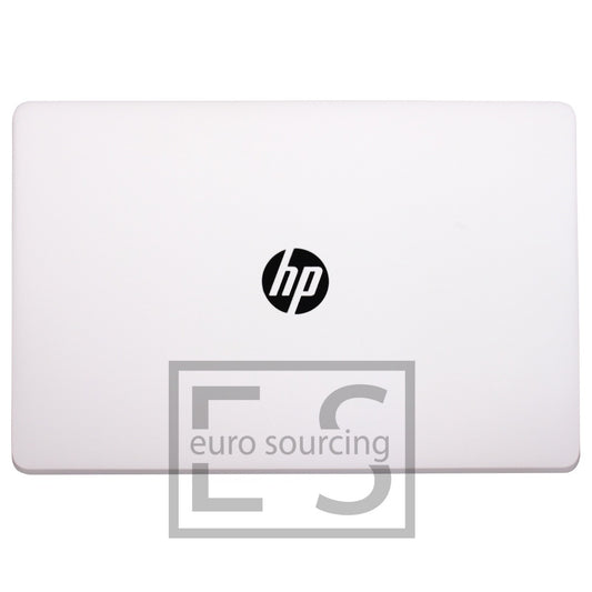 New Compatible For HP 15-BS 15T-BS 15-BW 15Z-BW 250 G6 255 G6 LCD Back Rear Lid Cover White - With Frame