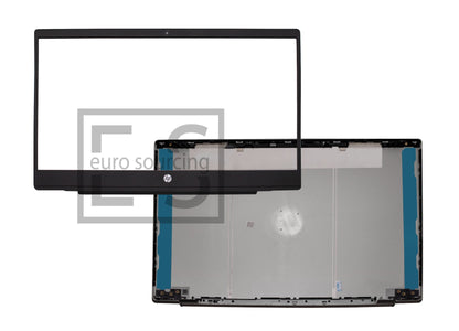 New Replacement For HP Laptop Notebook LCD Rear Top Lid Back Cover Grey L23879-001 With Frame