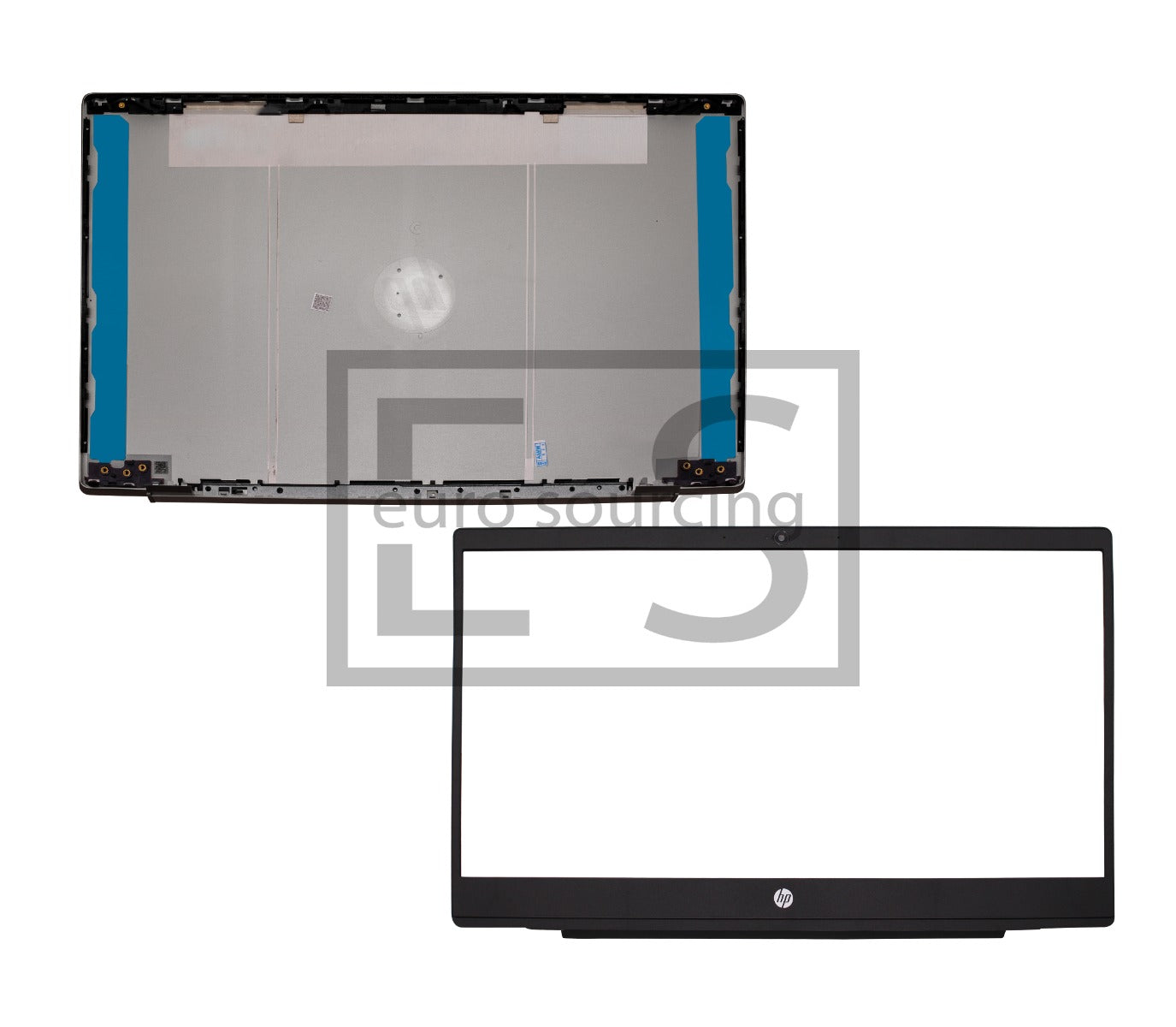 New Replacement For HP Laptop Notebook LCD Rear Top Lid Back Cover Grey L23879-001 With Frame