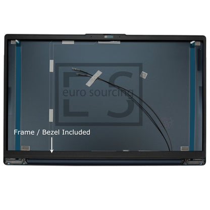 New Replacement For Lenovo IdeaPad 5-15IIL Blue Top Lid LCD Rear Housing Back Cover Case With Frame-5B30S18961