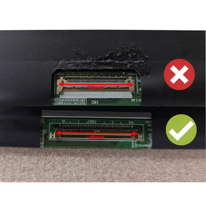 For NV156FHM-NY8 15.6" LED LCD Screen FHD 165Hz 40Pin Display Panel (2.5 cm Wide Connector) Compatible With Lenovo 5D11D69629