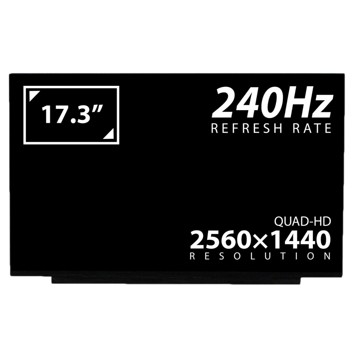 HP Omen 17-DB0002UA 17.3" 240Hz QHD IPS LED LCD Laptop Replacement Screen