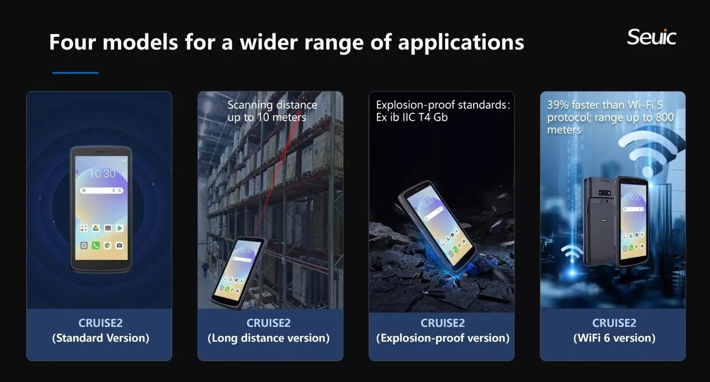 CRUISE2-Portable Barcode Scanner, PDA Terminal Android Touch Mobile Computer