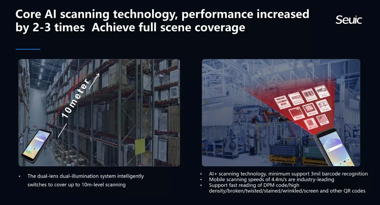 CRUISE2-Portable Barcode Scanner, PDA Terminal Android Touch Mobile Computer
